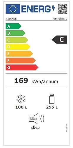 Hisense RB470N4CIC цена и информация | Šaldytuvai | pigu.lt