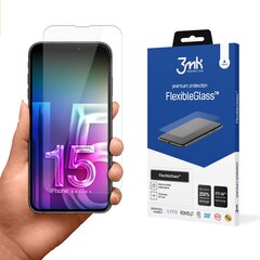 Apple iPhone 15 - 3mk FlexibleGlass™ screen protector цена и информация | Google Pixel 3a - 3mk FlexibleGlass Lite™ защитная пленка для экрана | pigu.lt