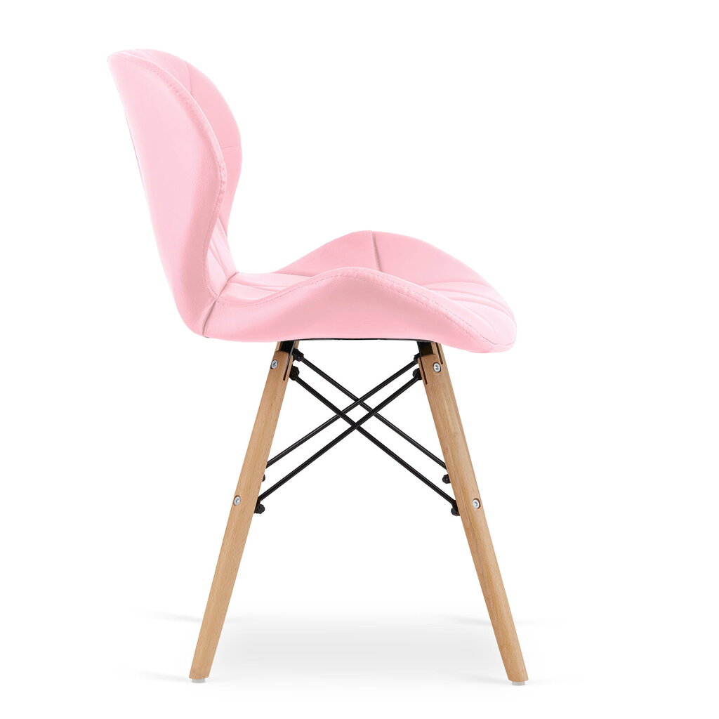 Kėdė Lago, rožinė kaina ir informacija | Virtuvės ir valgomojo kėdės | pigu.lt