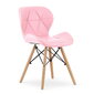 Kėdė Lago, rožinė kaina ir informacija | Virtuvės ir valgomojo kėdės | pigu.lt
