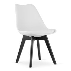 Kėdė Mark, balta/juoda kaina ir informacija | Virtuvės ir valgomojo kėdės | pigu.lt