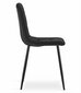 Kėdė Leobert Kara, juoda kaina ir informacija | Virtuvės ir valgomojo kėdės | pigu.lt