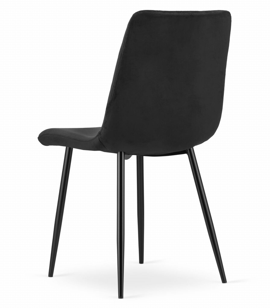 Kėdė Turin, juoda kaina ir informacija | Virtuvės ir valgomojo kėdės | pigu.lt