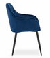 Kėdė Leobert Forio, mėlyna kaina ir informacija | Virtuvės ir valgomojo kėdės | pigu.lt