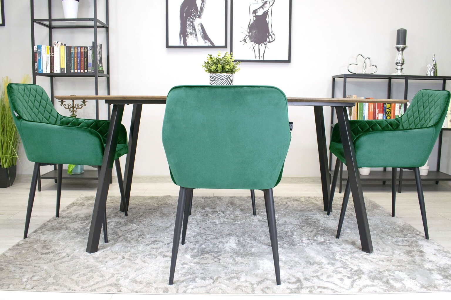 Kėdė Leobert Nola, žalia kaina ir informacija | Virtuvės ir valgomojo kėdės | pigu.lt