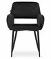 Kėdė Leobert Amalfi, juoda kaina ir informacija | Virtuvės ir valgomojo kėdės | pigu.lt