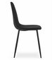 Kėdė Como, juoda kaina ir informacija | Virtuvės ir valgomojo kėdės | pigu.lt