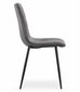 Kėdė Turin, pilka kaina ir informacija | Virtuvės ir valgomojo kėdės | pigu.lt