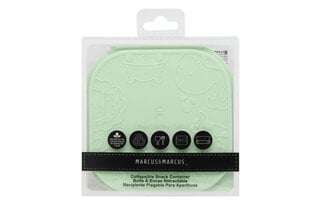 Sulankstoma užkandžių dėžutė Marcus&Marcus Pastel Green цена и информация | Детская посуда, контейнеры для молока и еды | pigu.lt