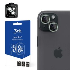 Apple iPhone 15 Plus - 3mk Lens Protection Pro Alphine green screen protector цена и информация | Защитные пленки для телефонов | pigu.lt