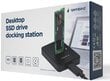 Dokstacija Gembird Desktop USB Type-C M.2 SATA & NVME SSD Drive Docking Station kaina ir informacija | Adapteriai, USB šakotuvai | pigu.lt