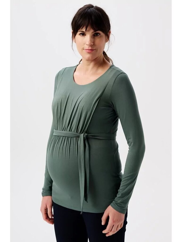 Palaidinė nėščioms ir maitinančioms Noppies 3080013, žalia kaina ir informacija | Palaidinės, marškiniai moterims | pigu.lt