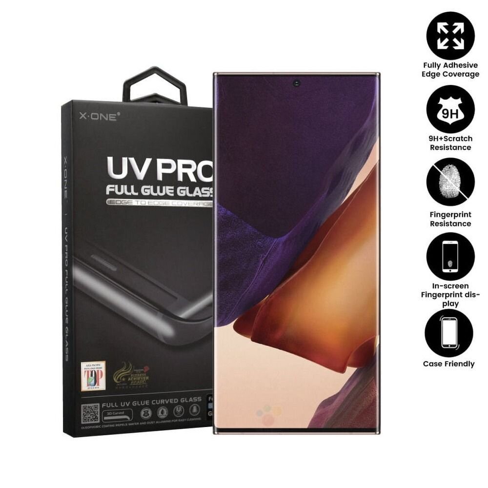 UV PRO Tempered Glass X-One Samsung Galaxy S20 Plus цена и информация | Apsauginės plėvelės telefonams | pigu.lt