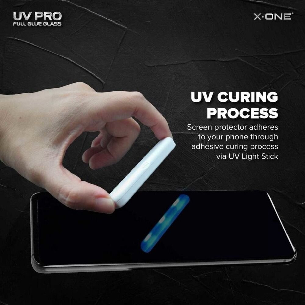 UV PRO Tempered Glass X-One Samsung Galaxy S20 Plus kaina ir informacija | Apsauginės plėvelės telefonams | pigu.lt