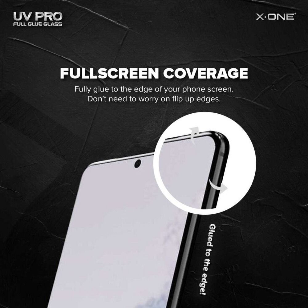 UV PRO Tempered Glass X-One Samsung Galaxy S20 Plus цена и информация | Apsauginės plėvelės telefonams | pigu.lt