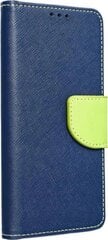 TelOne Fancy Book for SAMSUNG S22 Ultra, mėlyna/geltona kaina ir informacija | Telefono dėklai | pigu.lt