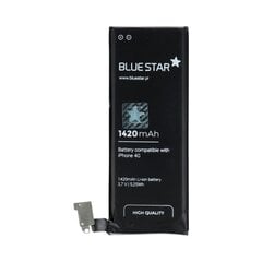 Blue Star HQ iPhone 4, 1420 mAh kaina ir informacija | Akumuliatoriai telefonams | pigu.lt