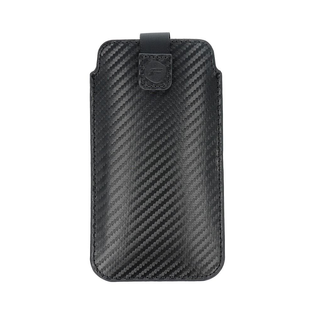 Forcell Pocket Carbon Case kaina ir informacija | Telefono dėklai | pigu.lt