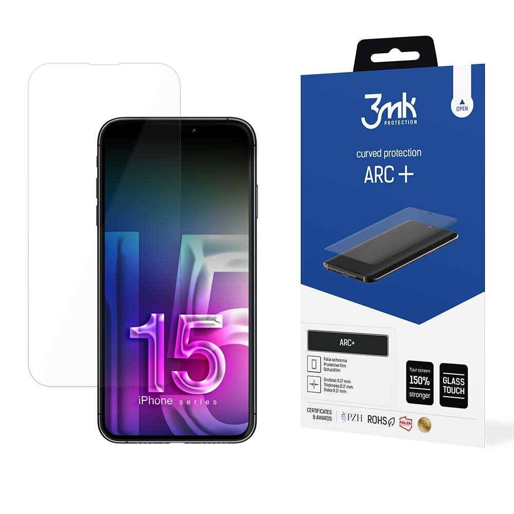 3mk ARC+ Screen Protector 5903108535472 kaina ir informacija | Apsauginės plėvelės telefonams | pigu.lt