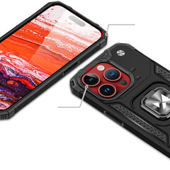 Чехол Wozinsky Ring Armor для Apple iPhone 15 Pro, красный цена и информация | Чехлы для телефонов | pigu.lt