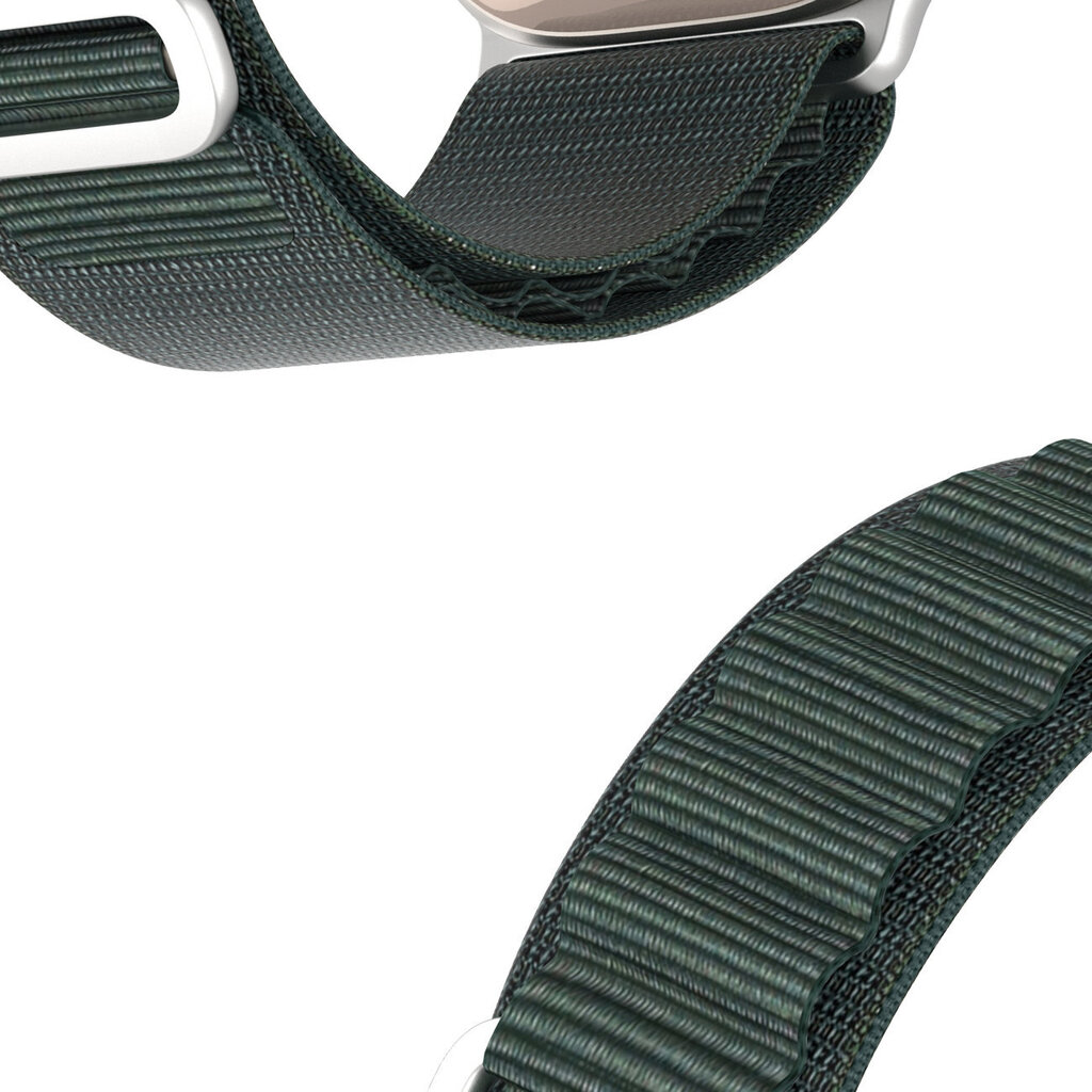 Dux Ducis Velcro Sports Strap GS Version, Green kaina ir informacija | Išmaniųjų laikrodžių ir apyrankių priedai | pigu.lt
