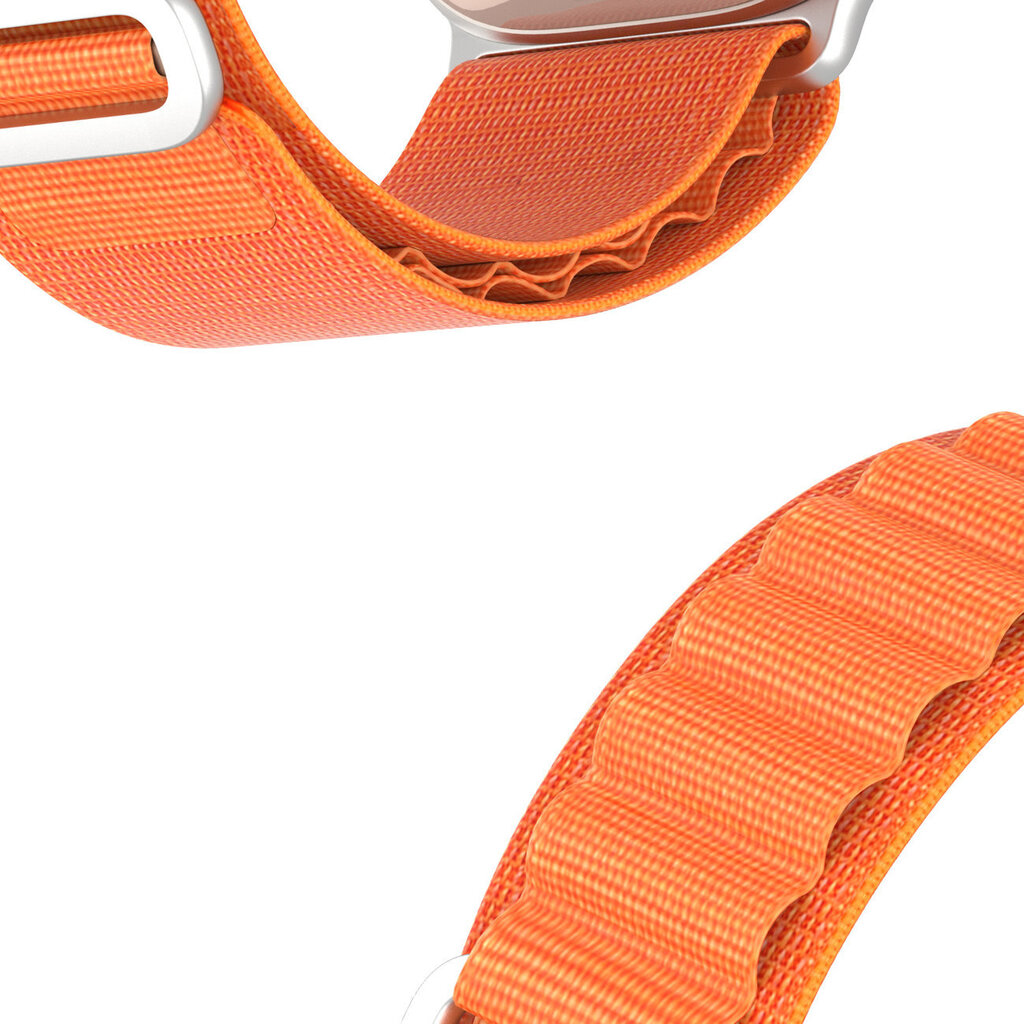 Dux Ducis Velcro Sports Strap GS Version, Orange kaina ir informacija | Išmaniųjų laikrodžių ir apyrankių priedai | pigu.lt