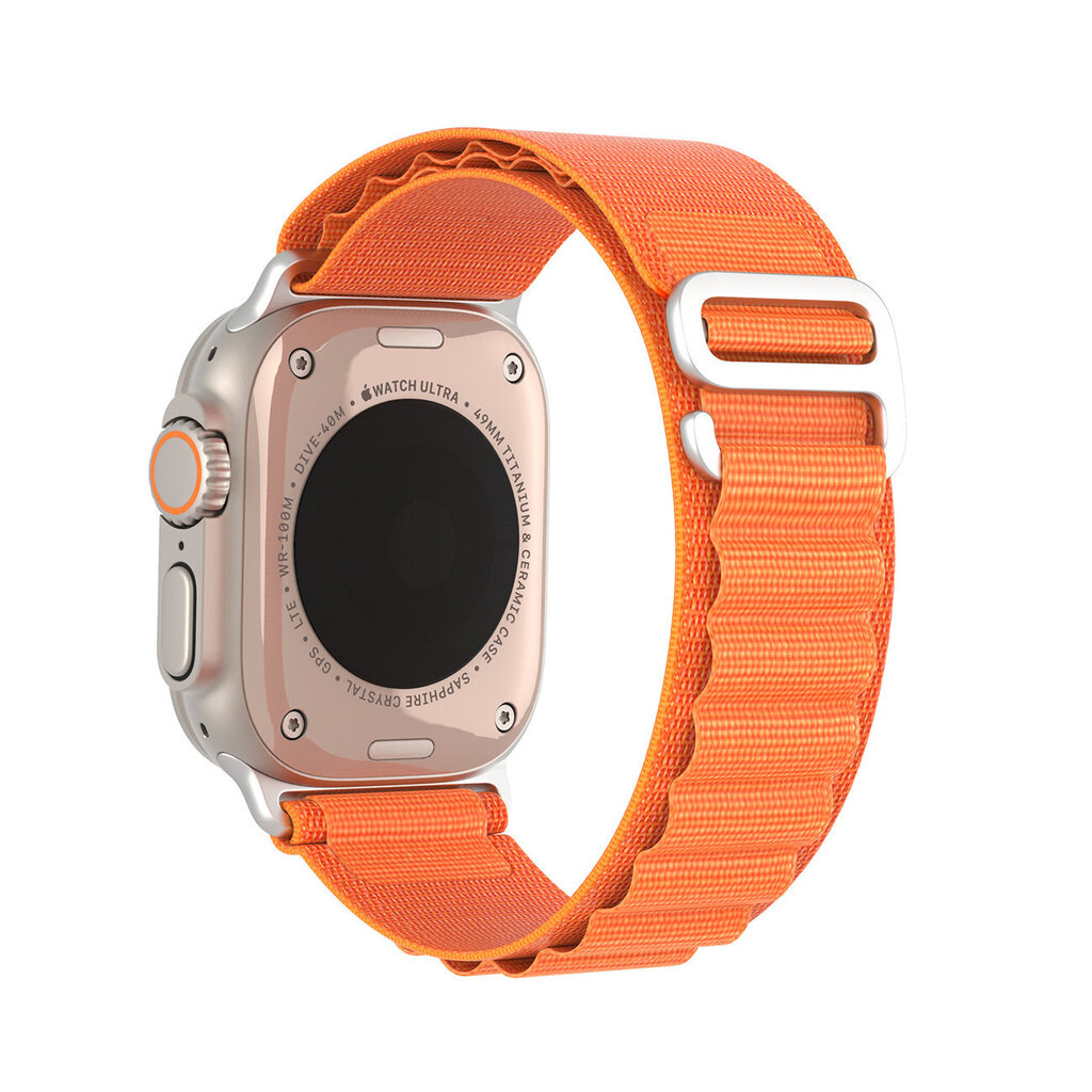 Dux Ducis Velcro Sports Strap GS Version, Orange kaina ir informacija | Išmaniųjų laikrodžių ir apyrankių priedai | pigu.lt