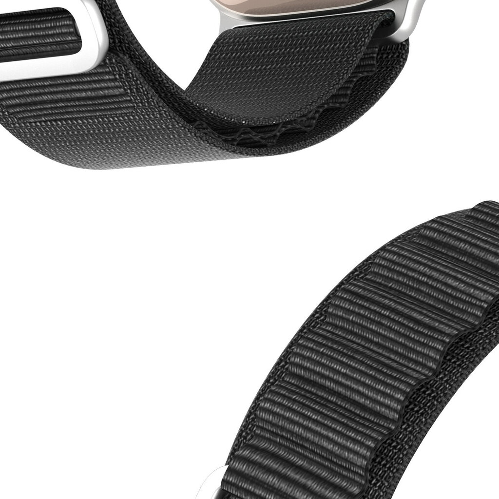 Dux Ducis Velcro Sports Strap GS Version, Black цена и информация | Išmaniųjų laikrodžių ir apyrankių priedai | pigu.lt