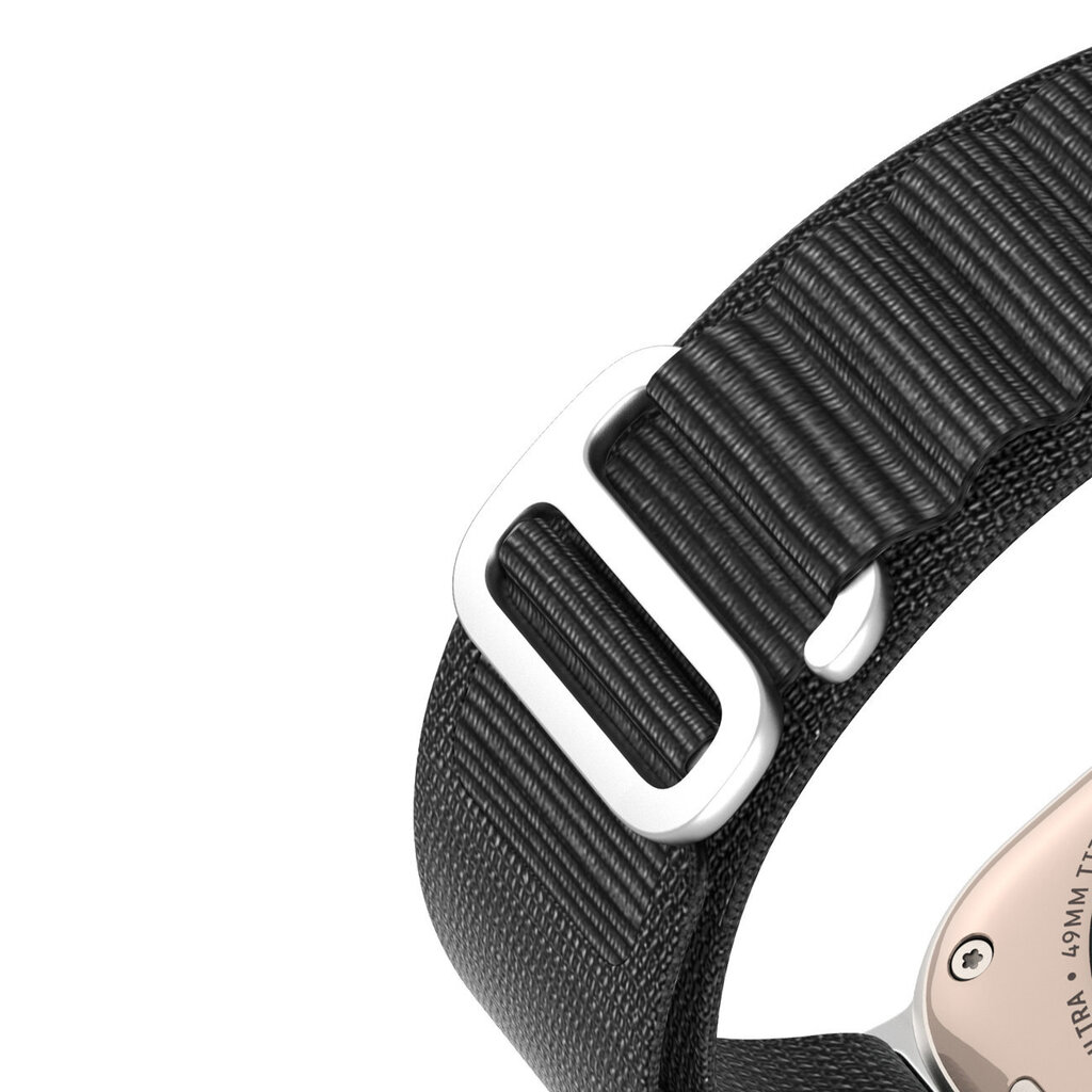 Dux Ducis Velcro Sports Strap GS Version, Black цена и информация | Išmaniųjų laikrodžių ir apyrankių priedai | pigu.lt