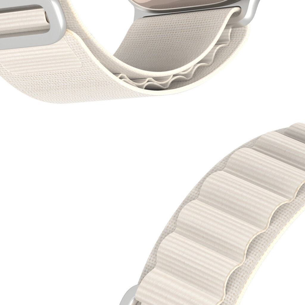 Dux Ducis Velcro Sports Strap GS Version, White kaina ir informacija | Išmaniųjų laikrodžių ir apyrankių priedai | pigu.lt