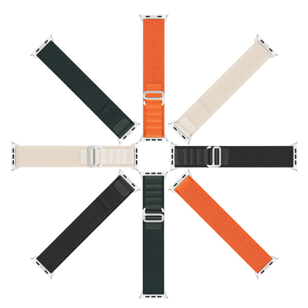 Dux Ducis Velcro Sports Strap GS Version, White kaina ir informacija | Išmaniųjų laikrodžių ir apyrankių priedai | pigu.lt
