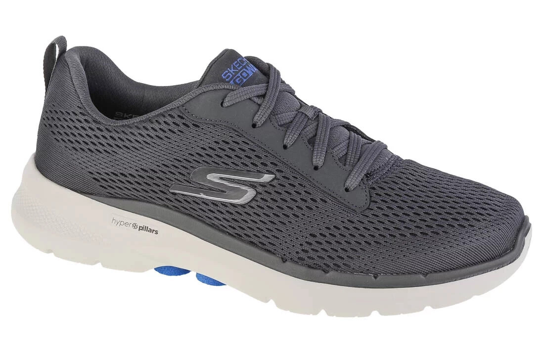 Laisvalaikio batai vyrams Skechers Go Walk 6 Avalo 216209, pilki kaina ir informacija | Kedai vyrams | pigu.lt