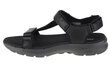 Basutės vyrams Skechers Go Walk 6 Sandal 229126-BKGY 28146, juodos цена и информация | Vyriškos šlepetės, basutės | pigu.lt