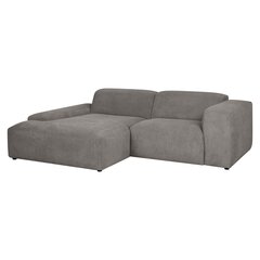 Corner sofa LEHTE right corner, grey цена и информация | Угловые диваны | pigu.lt