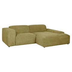 Kampinė sofa Home4You Lehte, žalia kaina ir informacija | Minkšti kampai | pigu.lt
