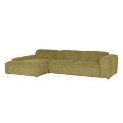 Corner sofa LEHTE 3-seater, left corner, green цена и информация | Угловые диваны | pigu.lt