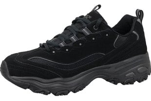 Laisvalaikio batai vyrams Skechers D'Lites 52675, juodi цена и информация | Кроссовки для мужчин | pigu.lt