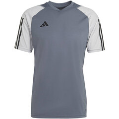 Koszulka męska adidas Tiro 23 Competition Jersey szara HP1906 58098-283 цена и информация | Футболка мужская | pigu.lt