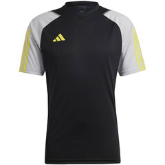 Sportiniai masrškinėliai vyrams Adidas Tiro 23 58771, juodi kaina ir informacija | Sportinė apranga vyrams | pigu.lt