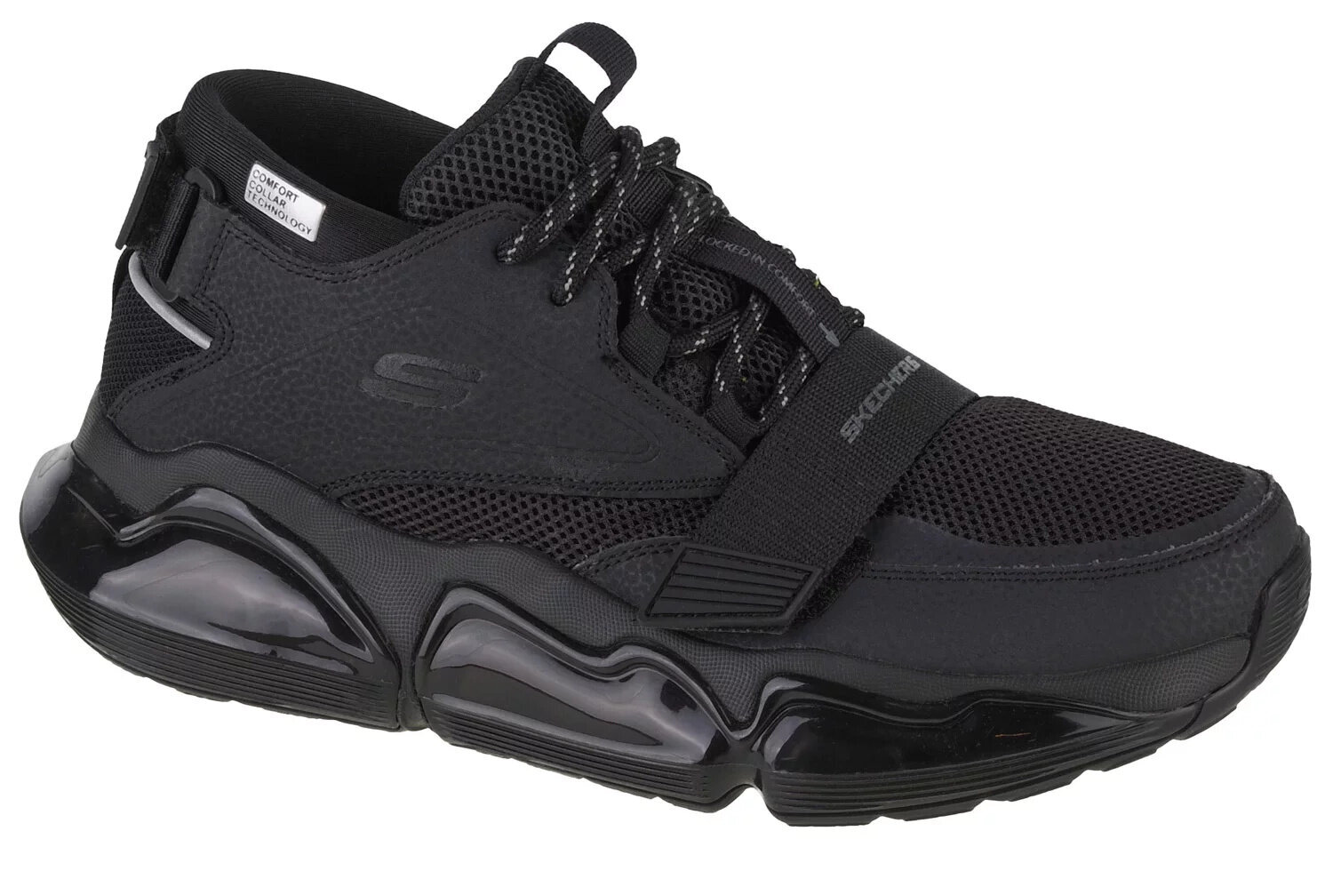 Laisvalaikio batai vyrams Skechers Air Cushioning Mega 232384, juodi цена и информация | Kedai vyrams | pigu.lt