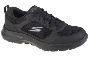 Laisvalaikio batai vyrams Skechers Go Walk 6 Compete 216203WW, juodi цена и информация | Кроссовки мужские | pigu.lt