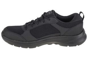 Laisvalaikio batai vyrams Skechers Go Walk 6 Compete 216203WW, juodi цена и информация | Кроссовки мужские | pigu.lt