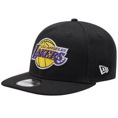 czapka z daszkiem męska New Era 9FIFTY Los Angeles Lakers Snapback Cap 60245408 59245-258 цена и информация | Мужские шарфы, шапки, перчатки | pigu.lt