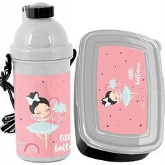 Gertuvės ir pusryčių dėžutės rinkinys Paso Ballerina, 750 ml цена и информация | Фляги для воды | pigu.lt