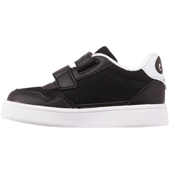 Buty dla dzieci Kappa PIO M Sneakers czarno-białe 280023M 1110 59621-X цена и информация | Детская спортивная обувь | pigu.lt