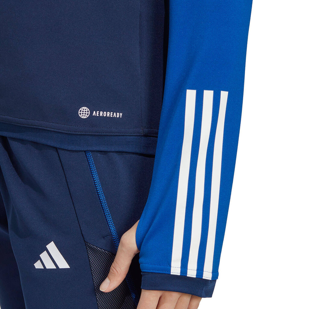 Sportinis bluzonas moterims Adidas 59668-283, mėlynas kaina ir informacija | Sportinė apranga moterims | pigu.lt