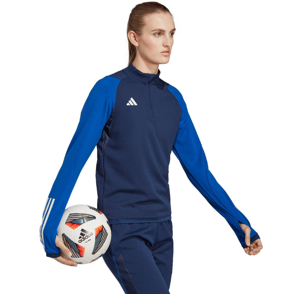 Sportinis bluzonas moterims Adidas 59668-283, mėlynas kaina ir informacija | Sportinė apranga moterims | pigu.lt