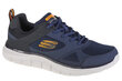 Sportiniai batai vyrams Skechers Track-Syntac 232398-NVY 59675, mėlyni цена и информация | Kedai vyrams | pigu.lt