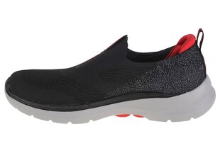 Laisvalaikio batai vyrams Skechers Go Walk 6 216202, juodi цена и информация | Кроссовки мужские | pigu.lt