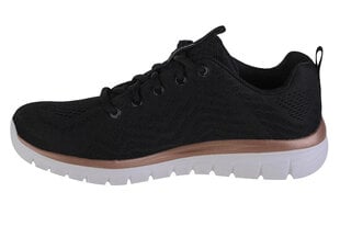 Sportiniai bateliai moterims Skechers Graceful-Get Connected 12615-BKGD 61617, juodi kaina ir informacija | Sportiniai bateliai, kedai moterims | pigu.lt